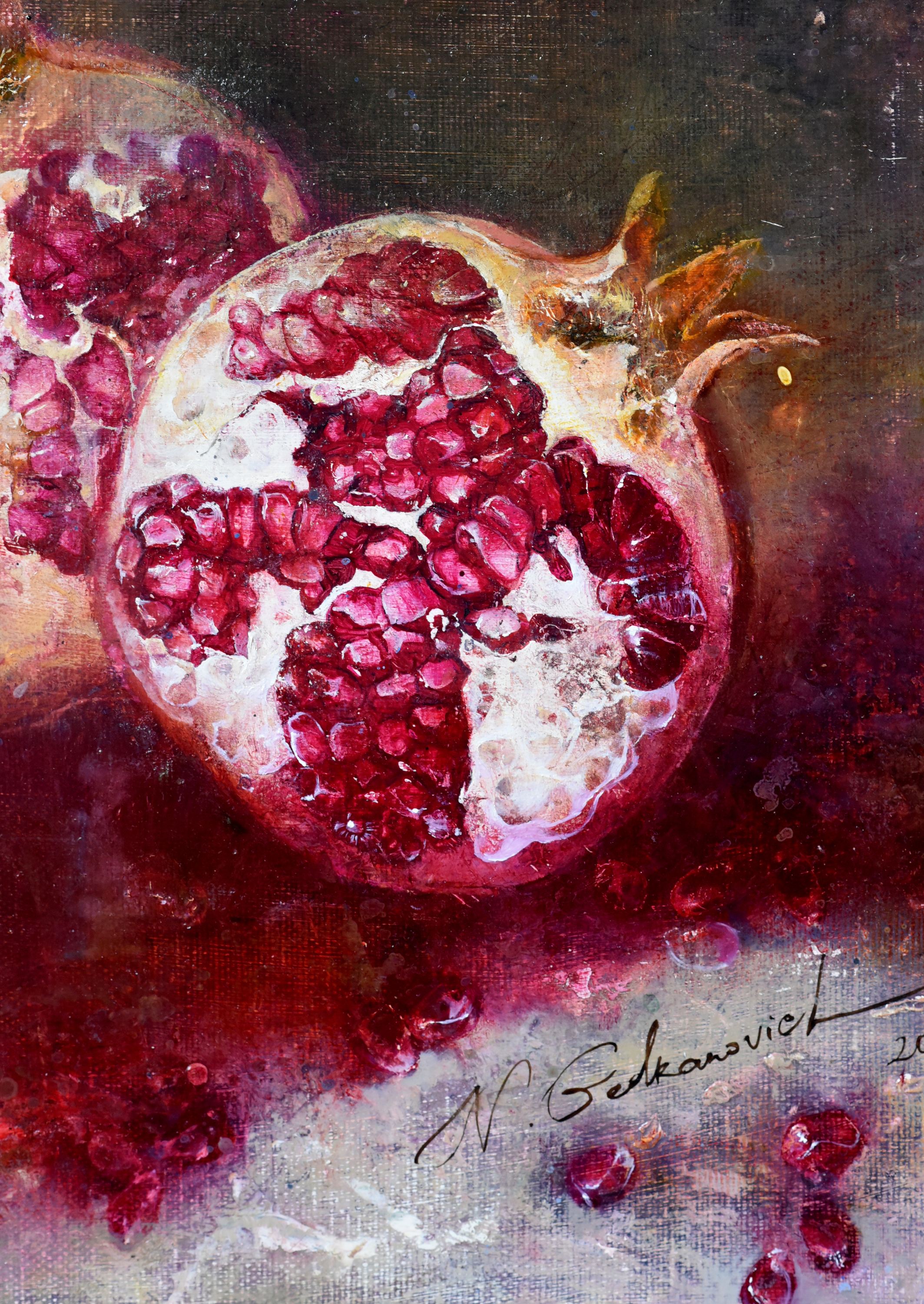 The pomegranates (fragment)